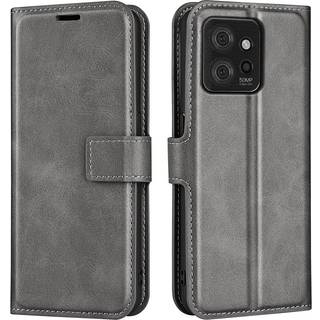SKALO Motorola ThinkPhone 5G Premium Wallet Flip Cover - Grå