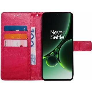 Wallet Cover 3-kort OnePlus Nord  - lyserød
