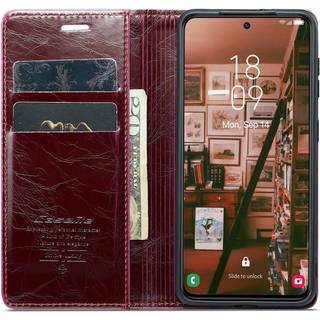 CaseMe Wallet 2-kort Samsung Galaxy S23 FE - Vinrød