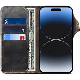 Wallet cover 3-kort Apple iPhone 15 - Lyserød