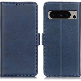 SKALO Google Pixel 8 Pro Premium Wallet Flip Cover - Blå