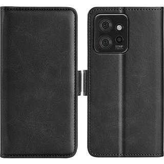 SKALO Motorola ThinkPhone 5G Premium Wallet Flip Cover - Sort