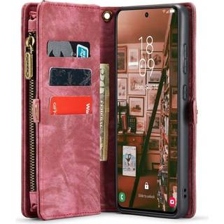 CaseMe mobilcover 008 8-kort Samsung Galaxy S23 FE - Rød