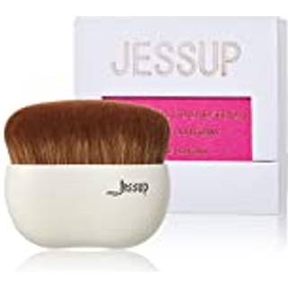 Jessup Makeup Brush Foundation Brush Flat Top Kabuki Brush til ansigt Blush Liquid Powder Foundation Brush til blanding af buffing Stippling med