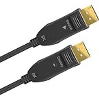 Pro 2.0 Optical DisplayPort - Hybrid - Skærmkabel - 10m - Sort