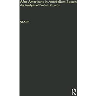 Afro-Americans in Antebellum Boston