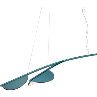 Flos Almendra Organic Y Short S2 Pendel - Loftslamper Aluminium Bay Blue Metallized - F0442039