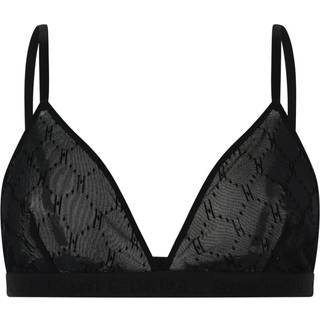 Hype The Detail Mesh bralette BH, sort, Størrelse: XL, Dame