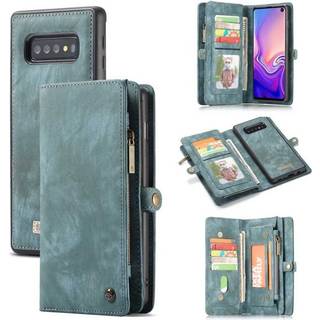 CaseMe Wallet 11-kort Samsung Galaxy S10 (SM-G973F)  - blå