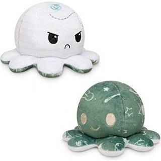 Teeturtle - Den originale Reversible Octopus Plushie - Chalkboard + Notebook - S?d sensorisk fidget -udstoppede dyr, der viser dit hum?r - perfek