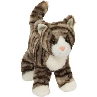 Douglas Zigby Gray Stripe Tabby Cat Plush Fyldt dyr