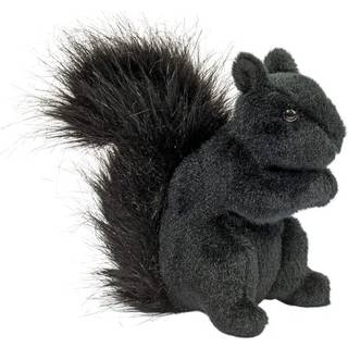 Douglas Hi-Wire Black Squirrel plysbamse - ekstremt blød, krammende følgesvend til børn og samlere
