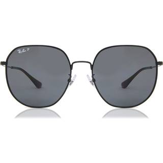 Ray - Ban Unisex RB3680D 002/81 Solbriller Metal Sort Grå Geometrisk Polariseret