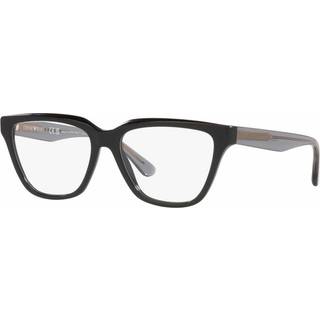 Emporio Armani Kvinde EA3208 5017 Optiske stel Acetat Sort Transparent Cat Eye Normal