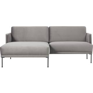 Lille hjørnesofa Fluente i velour