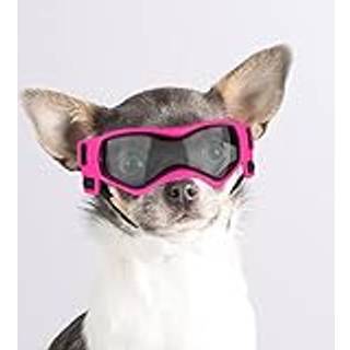 Nyder hundesolbriller Sm racer UV-beskyttelse Hundebriller Sm racer Krsel Hvalpe jenbeskyttelse Vindtt Stvtt anti-dug ndbare justerbare s