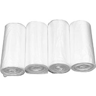 Tebery 200 Counts 4 Gallon klare sm affaldsskke Skraldeposer Affaldskurve Binders til badevrelse sovevrelse kontor skraldespand 4 ruller