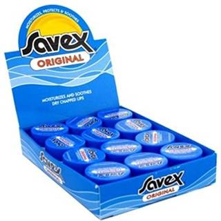 Savex Original Læbepomade 7,1 g - 12 stk til glatte og hydrerede læber