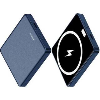 E30 10000mAh Magnetisk Powerbank - 15W Trådløs Opladning, PD + QC 20W Ekstern Batteripakke til Telefoner - Blå