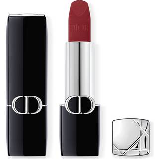 Rouge Dior-Couture Color Lipstick - Velvet and Satin Finishes - Hydrating Floral Lip Care - Long Wear