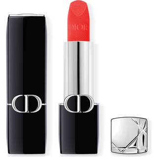 Rouge Dior-Couture Color Lipstick - Velvet and Satin Finishes - Hydrating Floral Lip Care - Long Wear