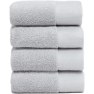 Juniper Ansigtshåndklæde 30x30 Cm 4-pak - Håndklæder & Badelagner Supima Bomuld Stone Grey - T-3030-LG