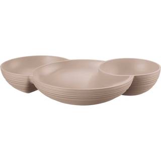 Guzzini Tierra Skål 29,5x21,4 Cm - Serveringsskåle Genanvendt Pet Taupe - 171200158