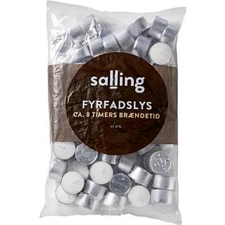 Salling fyrfadslys 65-pak - Hvid (På lager i varehus)