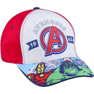 Avengers kasket 53 cm. - Rød