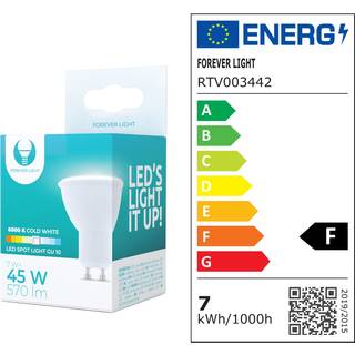 LED-pære GU10 7W 230V 6000K 570 lm