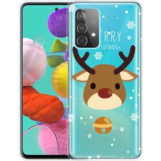Samsung Galaxy A53 (5G) TPU Plast Julecover - Merry Christmas - Rensdyr