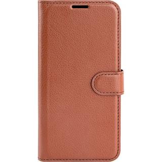 Xiaomi 13T / 13T Pro Litchi Læder Flip Cover m. Pung - Brun