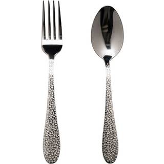 Vargen & Thor Frost Dessert Cutlery / Starter Cutlery 8 Pieces Chrome - Bestiksæt Rustfrit Stål Krom - 60230033