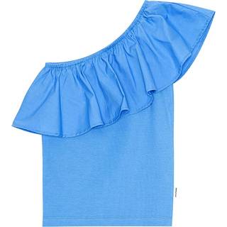 Molo GOTS Rebecca Top Forget Me Not 98/104 cm Blå 98/104 cm kvinde
