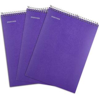 MINTRA OFFICE TOP BOUND Holdbare spiralnotatb?ger (Purple College styrede 3PK)