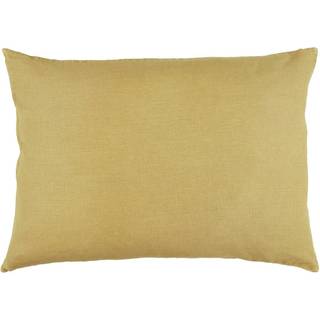 Hør Pude - Mustard (03) - 50x70cm