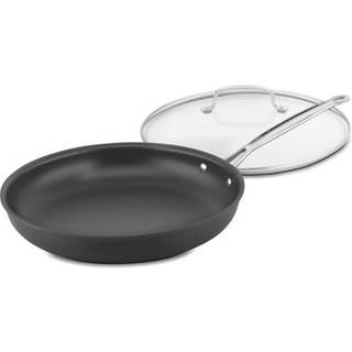 Cuisinart 12-tommer skillet nonstick-hard-anodiseret med glasafdækning 622-30GP1
