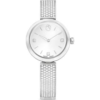 Illumina Uhr, Schweizer Produktion, Metallarmband, Silberfarben, Edelstahl