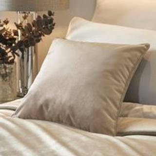 Soiree Soiree Natural Melanie Velvet Square Cushion