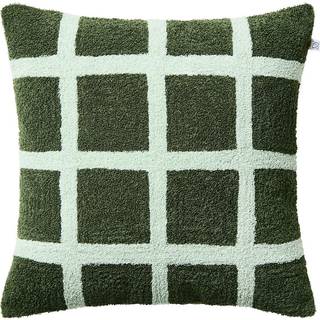 Chhatwal & Jonsson Check pudebetræk 50x50 cm Cactus green-aqua