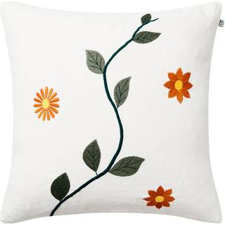 Chhatwal & Jonsson Bloom Pudebetræk 50x50 Cm t - Pyntepuder & Betræk Hør Hvid - CC350101-23