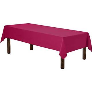 Gee di Moda rektangel dug - 60 x 102 tommer Fuchsia Table klud til 6 fods rektangel tabel - kraftigt vaskbart stof - til 6 ft buffet bord ferie f