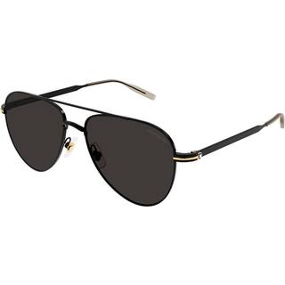 Montblanc MB0235S 004 59 Solbriller Mænd Black - Black - 59mm