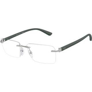 Armani Exchange AX1064 6020 56 Briller Mænd Silver - Matte Silver - 56mm