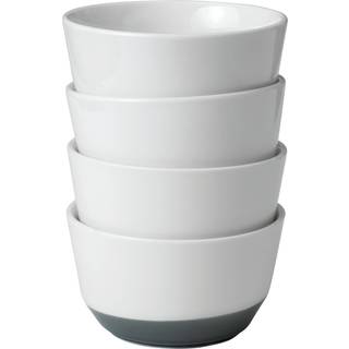 Libbey Austin Basalt Blue Porcelain Salad Soup Bowls Modern Sty