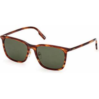 Ermenegildo Zegna EZ0223-D Asian Fit 56N 57 Solbriller Mænd Tortoiseshell - Honey Yellow Brown Tortoise - 57mm