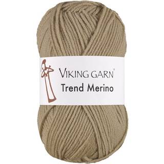 Viking Trend Merino 432 Lys oliven Indhold: 100% Ekstrafin merinould Vægt/længde: 50 gram = ca. 125 meter Anbefalede pinde: 4.5 mm Strikkefasthed: 10 cm = 20 m Vask: Kan vaskes på skånsom maskinvask / Maks. 30ºC / Tørres fladt.