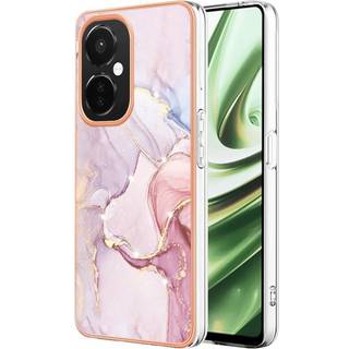 OnePlus Nord CE 3 Lite (5G) Hybrid Plastik Cover - Lyserød Marmor
