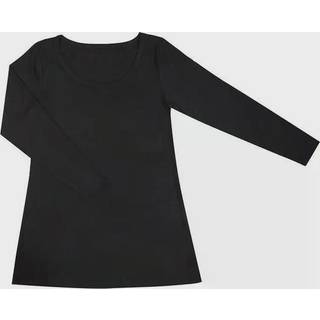 Joha bambus langærmet bluse sort X-Large