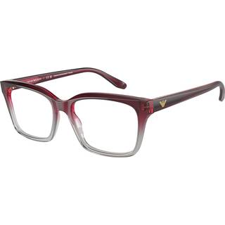 Emporio Armani EA3219 5990 52 Briller Kvinder Krystalklar - Transparent Gradient Burgundy Grey - 52mm
